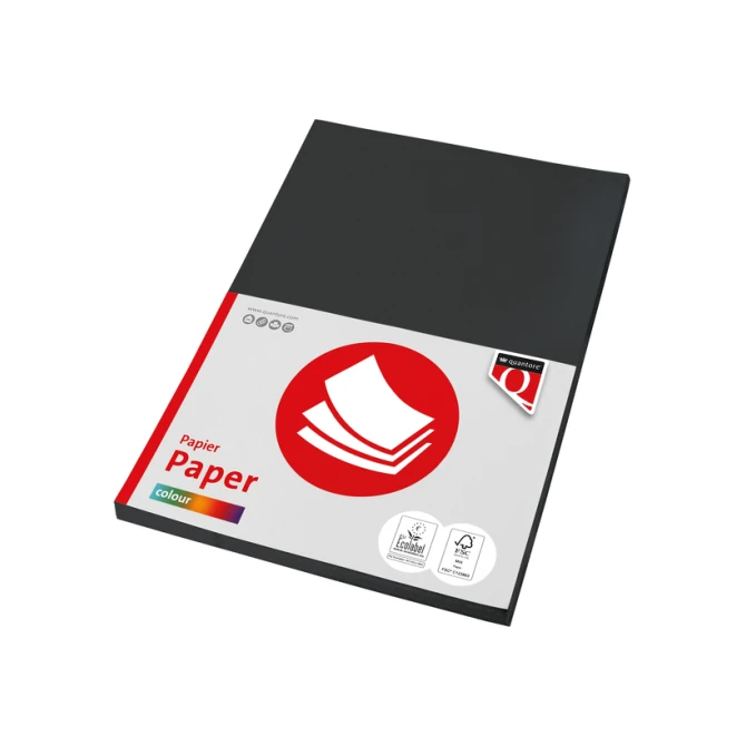 Kopieerpapier Quantore Colour A4 80gr zwart 100 vel