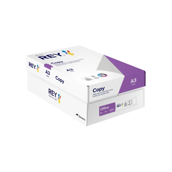 Kopieerpapier Rey Copy A3 80gr wit 500 vel