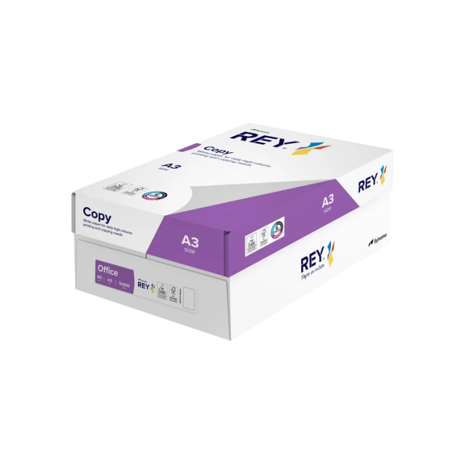 Kopieerpapier Rey Copy A3 80gr wit 500 vel