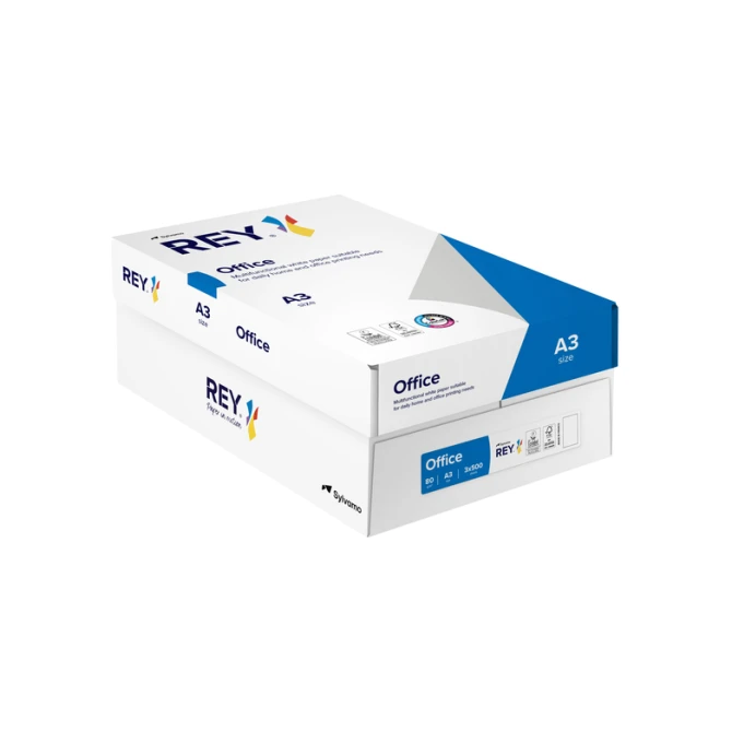 Kopieerpapier Rey Office A3 80gr wit 500 vel