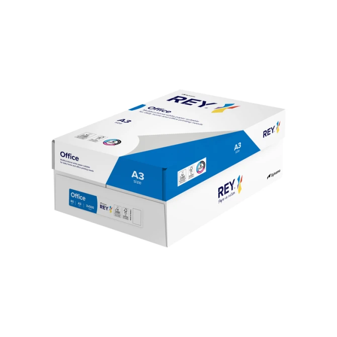 Kopieerpapier Rey Office A3 80gr wit 500 vel