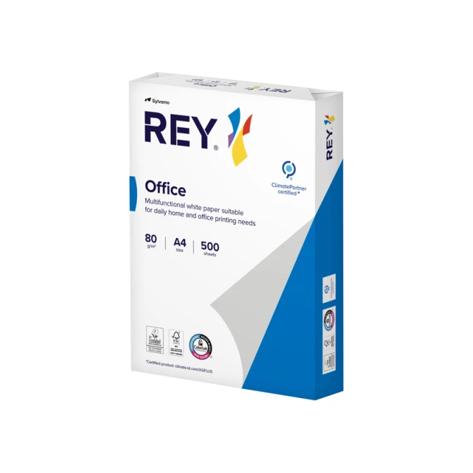 Kopieerpapier Rey Office A4 80gr wit 500 vel
