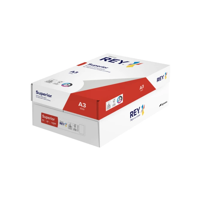 Kopieerpapier Rey Superior A3 80gr wit 500 vel
