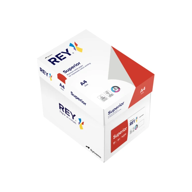 Kopieerpapier Rey Superior A4 80gr wit 500 vel