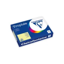 Kopieerpapier Trophée A4 80gr citroengeel 500 vel