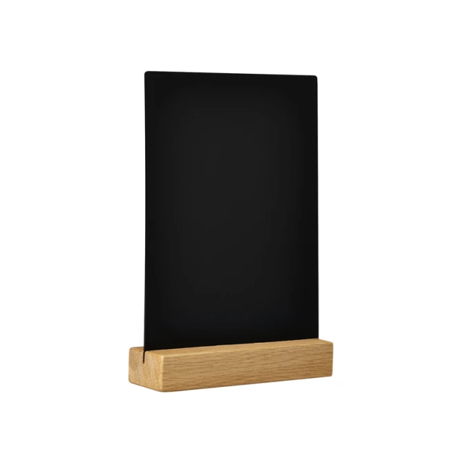 Krijtbord Europel houten voet A5 staand