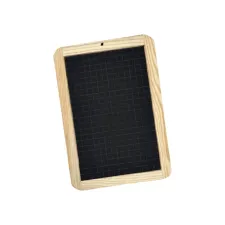 Krijtbord Giotto houten frame 180x260mm geruit zwart