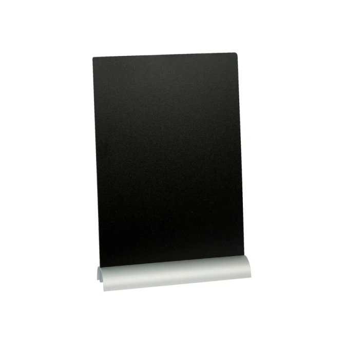 Krijtbord Securit A4 290x210x60mm voet aluminium
