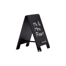 Krijtbord securit mini tafel set 5 stuks zwart Krijtbord securit mini tafel set 5 stuks zwart