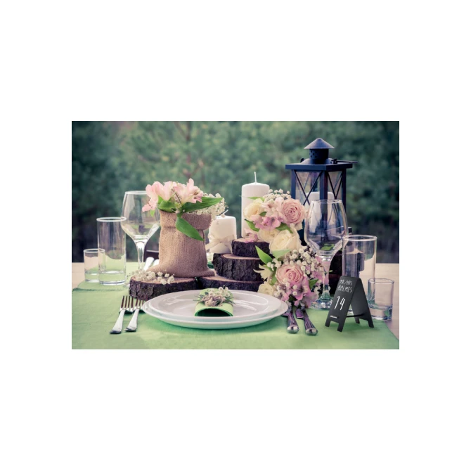 Krijtbord securit mini tafel set 5 stuks zwart