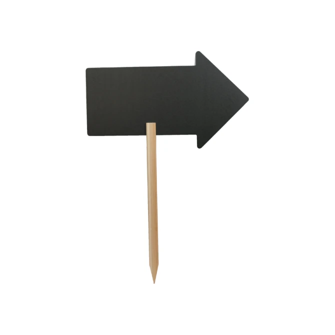 Krijtbord Securit pijl 440x270mm met houten pin