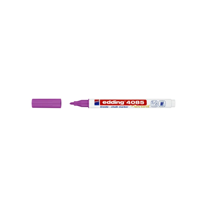 Krijtstift edding 4085 by Securit rond 1-2mm framboos