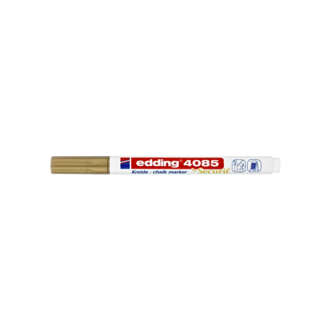 Krijtstift edding 4085 by Securit rond 1-2mm goud