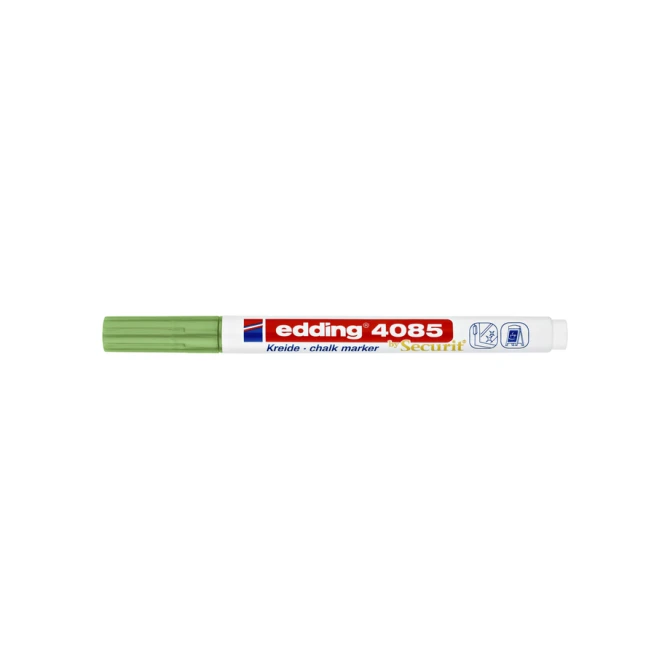 Krijtstift edding 4085 by Securit rond 1-2mm metallic groen