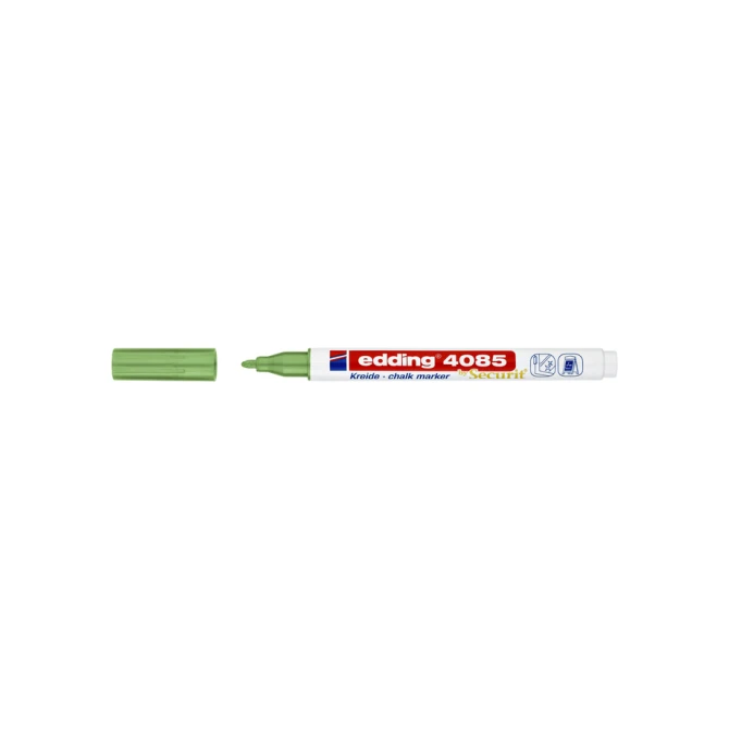 Krijtstift edding 4085 by Securit rond 1-2mm metallic groen