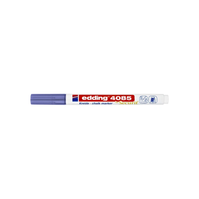Krijtstift edding 4085 by Securit rond 1-2mm metallic violet
