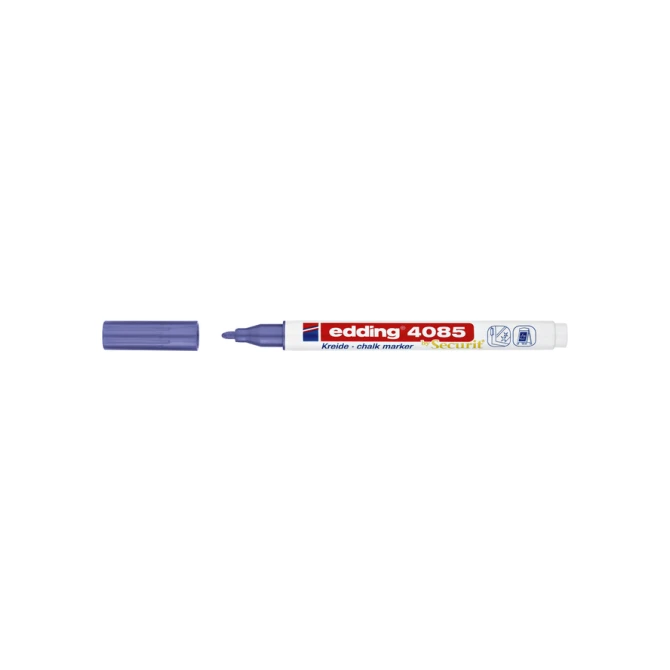 Krijtstift edding 4085 by Securit rond 1-2mm metallic violet