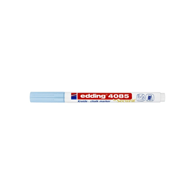 Krijtstift edding 4085 by Securit rond 1-2mm pastel blauw