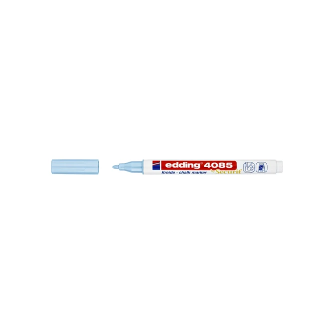 Krijtstift edding 4085 by Securit rond 1-2mm pastel blauw