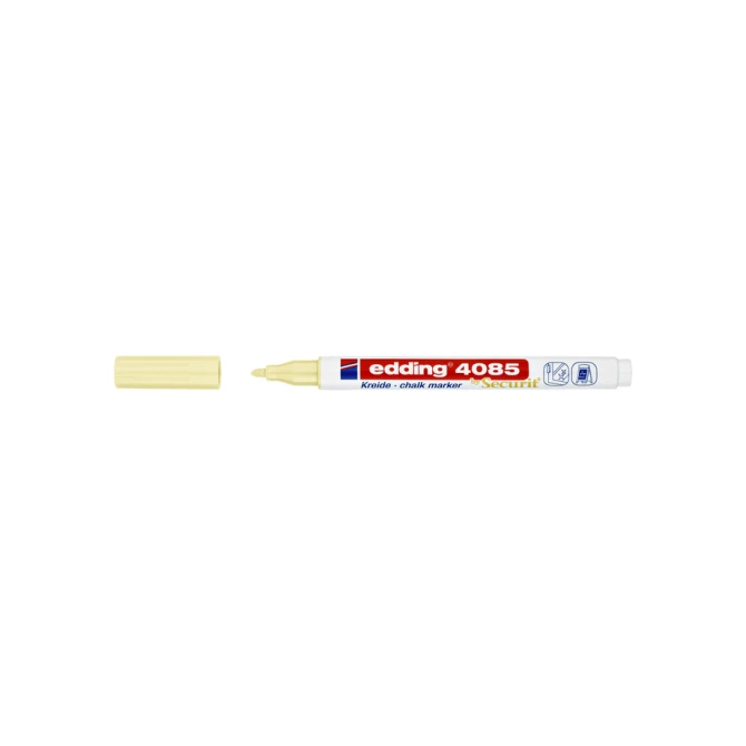Krijtstift edding 4085 by Securit rond 1-2mm pastel geel