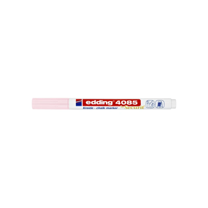 Krijtstift edding 4085 by Securit rond 1-2mm pastel roze