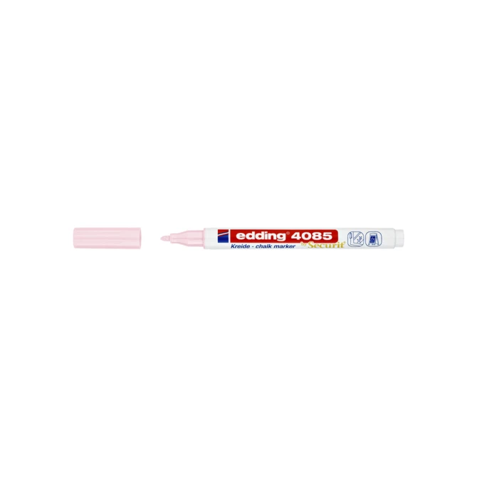 Krijtstift edding 4085 by Securit rond 1-2mm pastel roze
