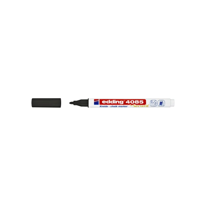 Krijtstift edding 4085 by Securit rond 1-2mm zwart