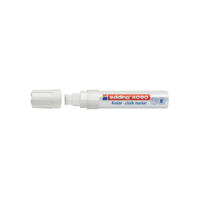 Krijtstift edding 4090 window schuin 4-15mm wit