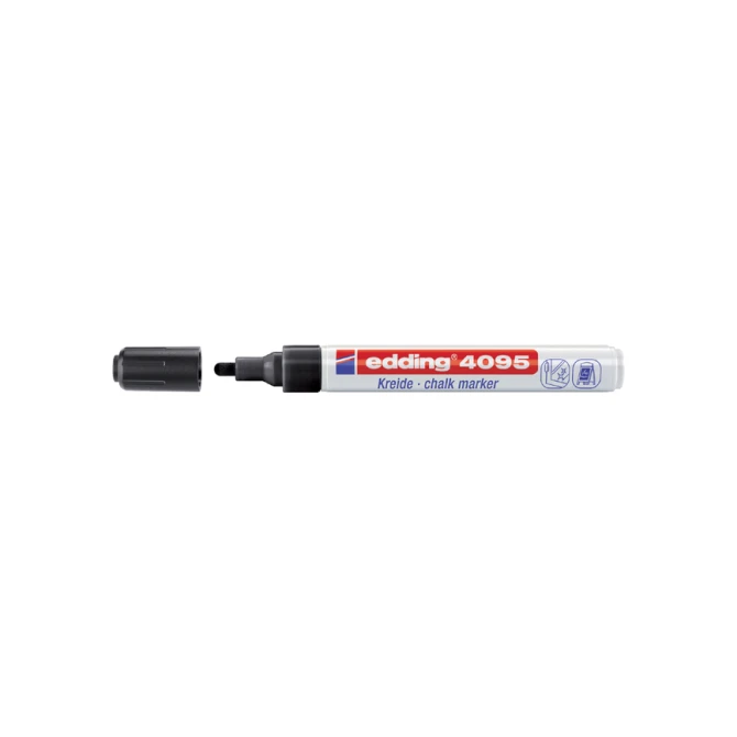 Krijtstift edding 4095 rond 2-3mm zwart