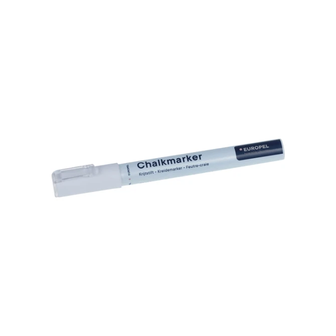 Krijtstift Europel 3mm wit etui 8 stuks