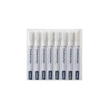 Krijtstift Europel 6mm wit etui 8 stuks