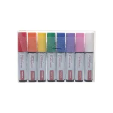 Krijtstift Europel watervast 15mm assorti etui 8 stuks