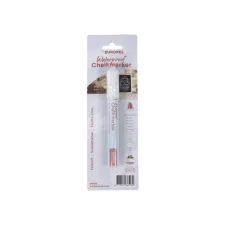 Krijtstift Europel watervast 3-6mm wit blister 1 stuk