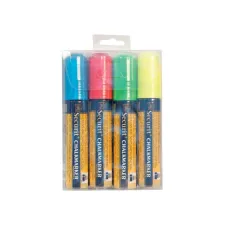 Krijtstift Securit SMA-720 blok ass 7-15mm blister à 4 stuks