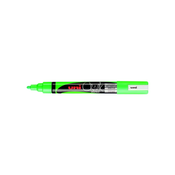 Krijtstift Uni-ball chalk rond 1.8-2.5mm fluor groen