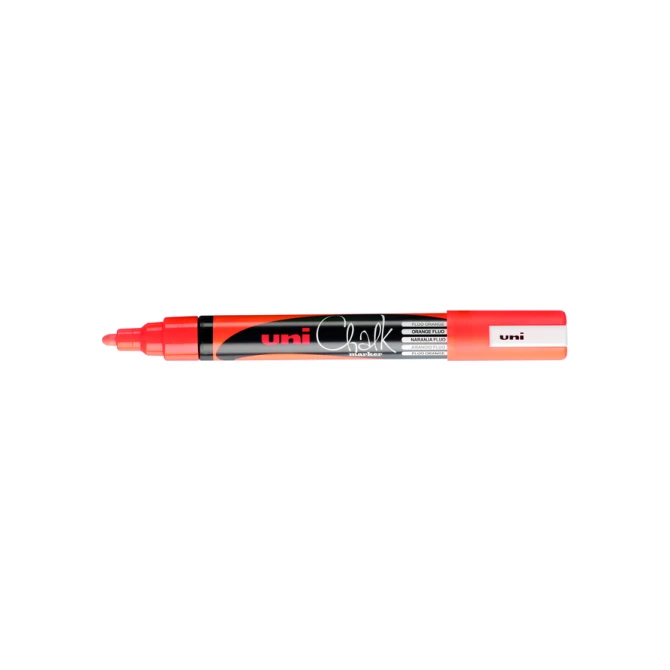 Krijtstift Uni-ball chalk rond 1.8-2.5mm fluor oranje