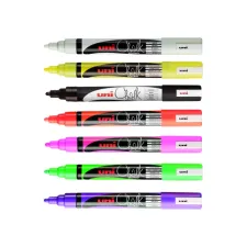 Krijtstift Uni-ball chalk rond 1.8-2.5mm fluor roze