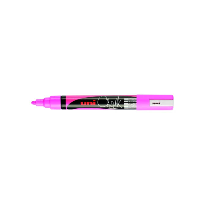 Krijtstift Uni-ball chalk rond 1.8-2.5mm fluor roze