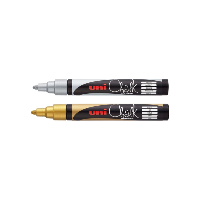 Krijtstift Uni-ball chalk rond 1.8-2.5mm goud