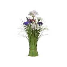 Kunstgras Everlands met bloemen assorti 40cm polyester