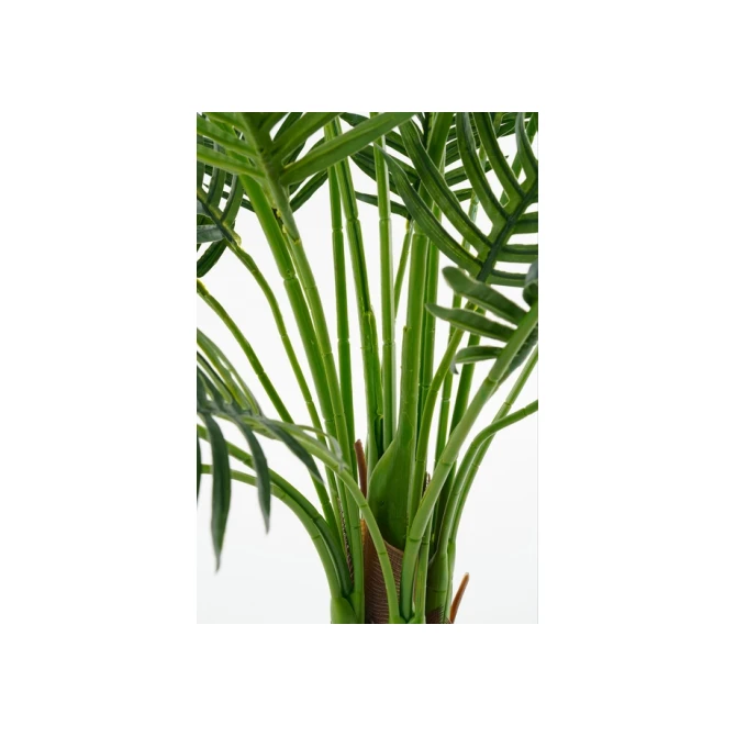 Kunstplant Mica Areca palm in pot groen waterproof