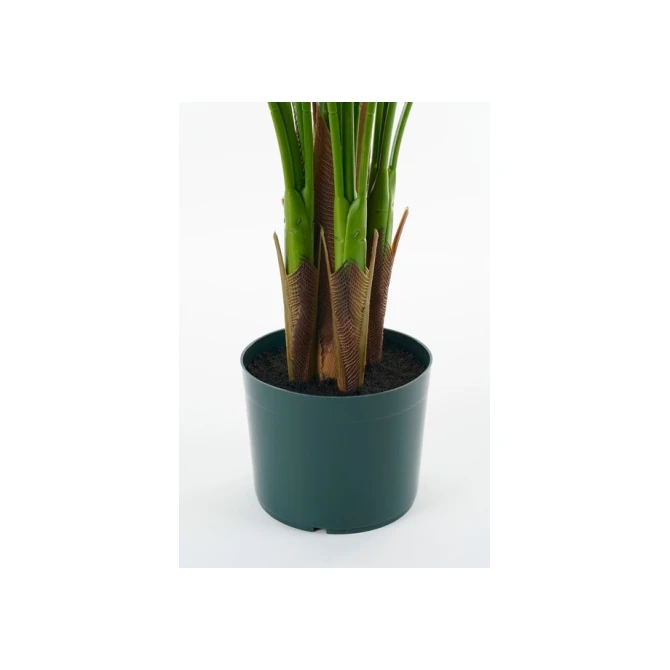Kunstplant Mica Areca palm in pot groen waterproof