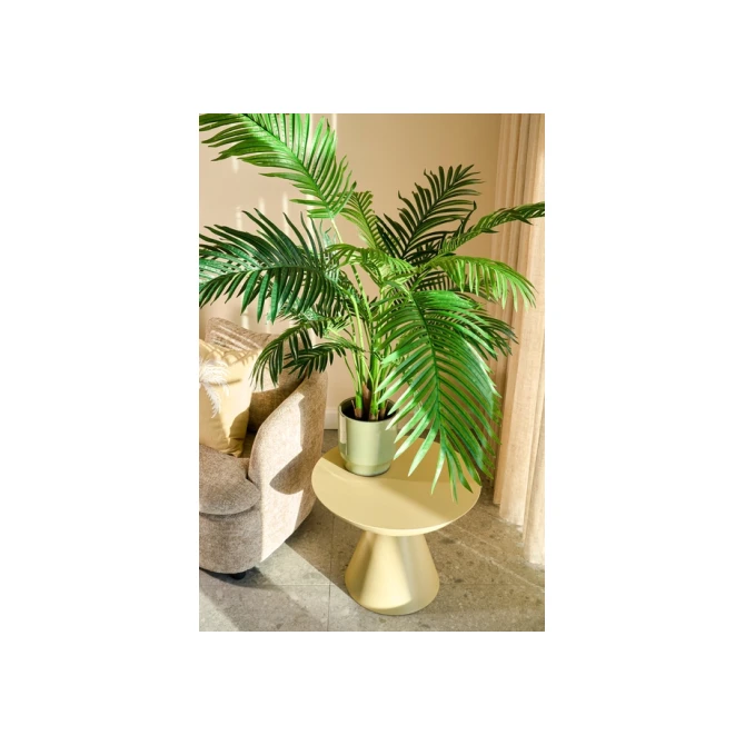 Kunstplant Mica Areca palm in pot groen waterproof