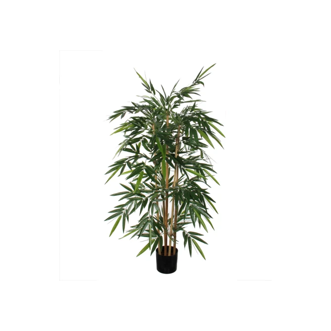 Kunstplant Mica Bamboe in plastic pot 150x75cm