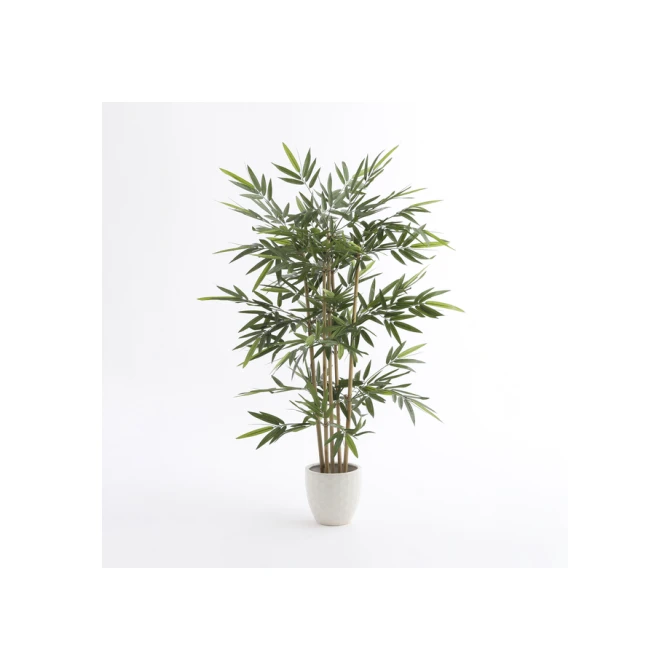 Kunstplant Mica Bamboe in plastic pot 150x75cm