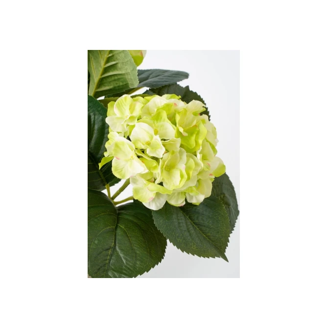 Kunstplant Mica Hortensia in pot groen Ø35 40cm