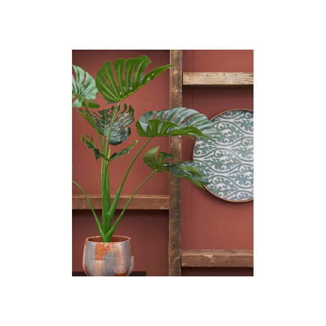Kunstplant Mica Monstera in plastic pot 100x70cm