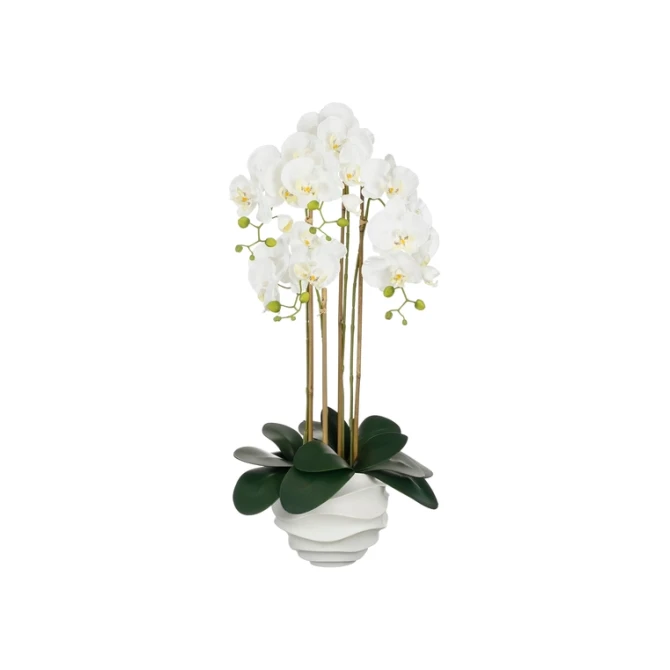 Kunstplant Mica Phalaenopsis in pot wit 40x34x82cm