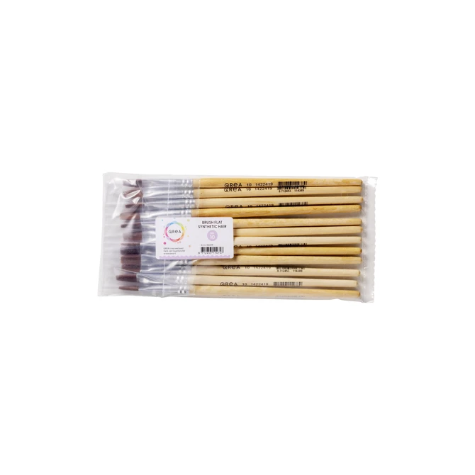 Kwast Qrea synthetisch haar nr 10 breedte 9,4mm