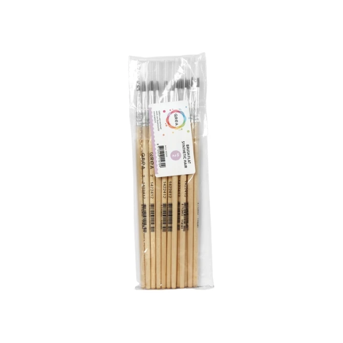 Kwast Qrea synthetisch haar nr 2 breedte 4,3mm
